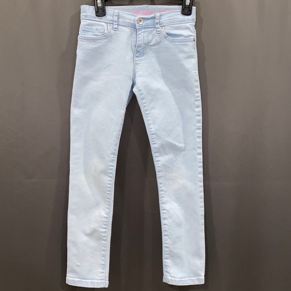 Girls light blue super skinny jeans Size 6x/7